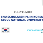 SNU SCHOLARSHIPS IN KOREA SEOUL NATIONAL UNIVERSITY