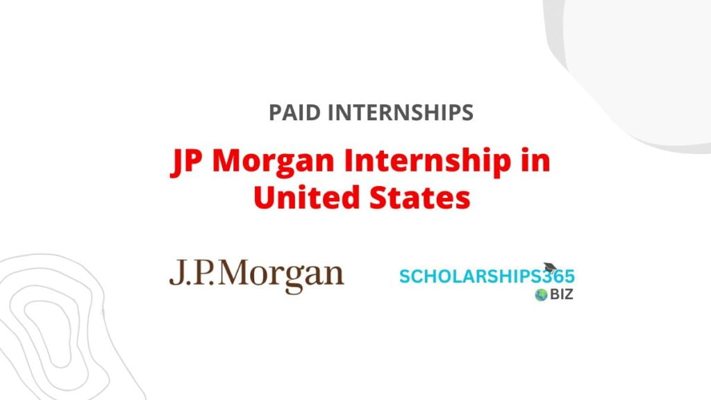 JP Morgan Internship in United States