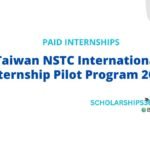 Taiwan NSTC International Internship Pilot Program 2023