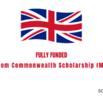 United Kingdom Commonwealth Scholarship (Masters, PhD)