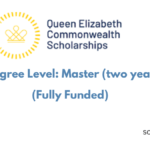 Queen Elizabeth Commonwealth Scholarship (Apply Now)