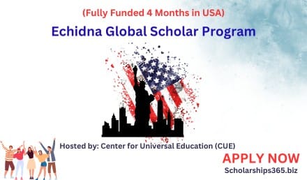 Echidna Global Scholar Program (Fully Funded 4 Months in USA)