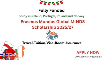 Erasmus Mundus Global MINDS Scholarship 2025/27 (Fully Funded)