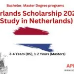 Netherlands Scholarship 2025/26 (Study in Netherlands)