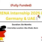 IRENA Internship 2025 in Germany & UAE (Fully Funded)