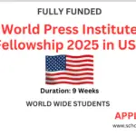 World Press Institute Fellowship in USA (Fully Funded)