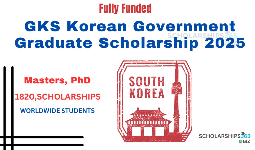 GKS Korean Government Graduate Scholarship 2025 (Fully Funded)