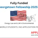 UNEP Georgetown Fellowship 2025 (Fully Funded) in USA