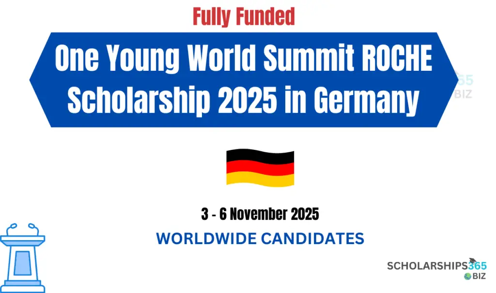 One Young World Summit ROCHE Scholarship 2025 in Germany (Fully Funded)