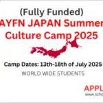 AYFN JAPAN Summer Culture Camp 2025 (Fully Funded)