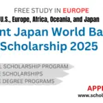 Joint Japan World Bank Scholarship 2025 (Fully Funded) JJWBGSP