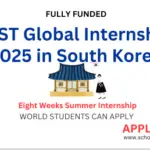 GIST Global Internship (Fully Funded) 2025 in South Korea