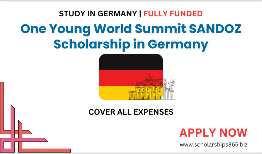 One Young World Summit SANDOZ Scholarship in Germany (Fully Funded)