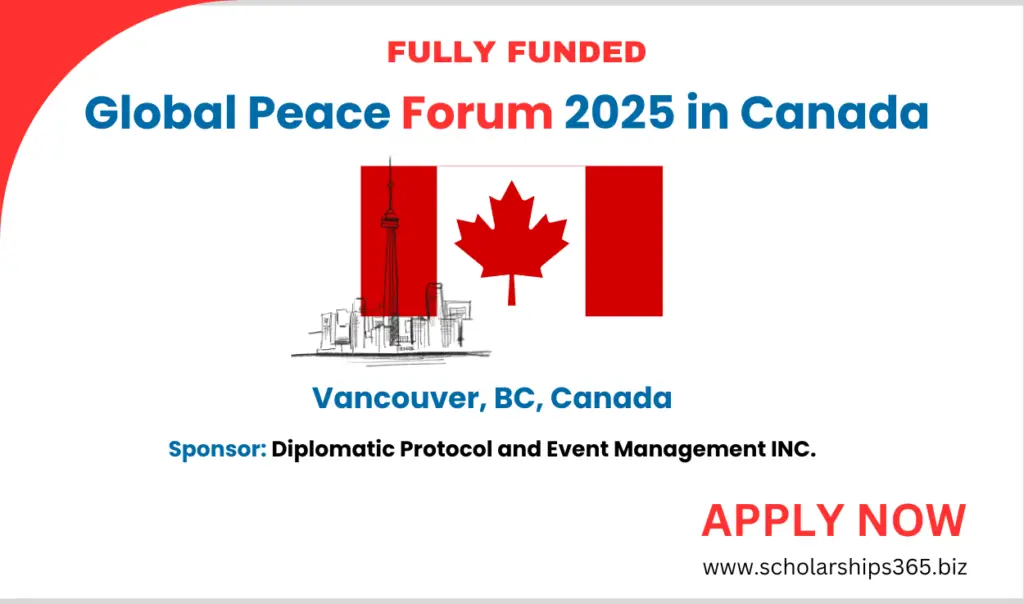 Global Peace Forum in Canada (Fully Funded) 2025