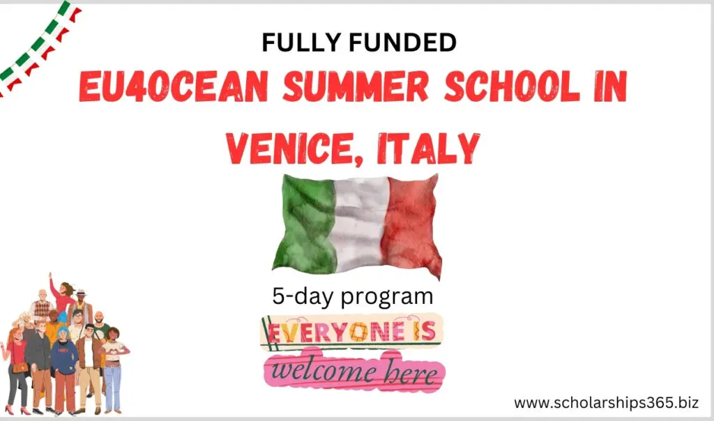 EU4Ocean Summer School in Venice, Italy (Fully Funded)