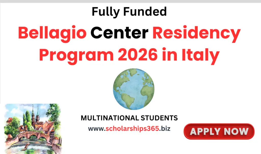 Bellagio Center Residency Program 2026 in Italy (Fully Funded)