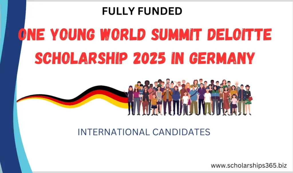 One Young World Summit Deloitte Scholarship 2025 in Germany (Fully Funded)