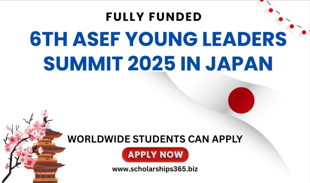 6th ASEF Young Leaders Summit 2025 in Japan (Fully Funded)