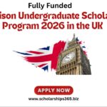 Ellison Undergraduate Scholars Program in the UK (Fully Funded)