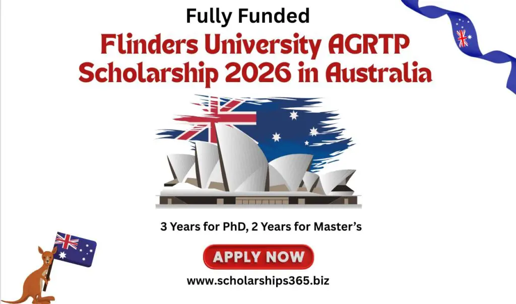 Flinders University AGRTP Scholarship in Australia (Fully Funded)