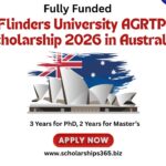 Flinders University AGRTP Scholarship in Australia (Fully Funded)