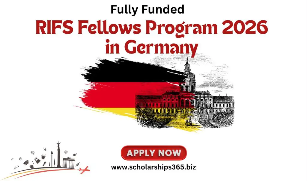 RIFS Fellows Program 2026 in Germany (Fully Funded)