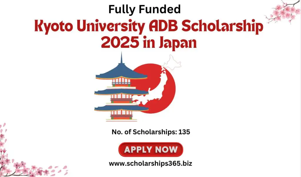 Kyoto University ADB Scholarship 2025 in Japan | Fully Funded