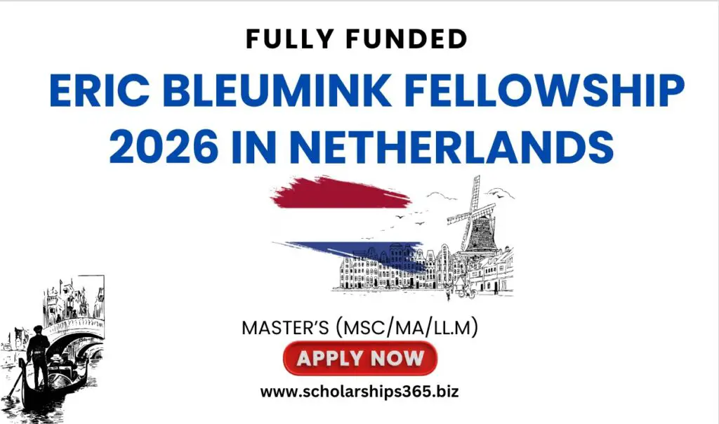 Eric Bleumink Fellowship 2026 in Netherlands (Fully Funded)