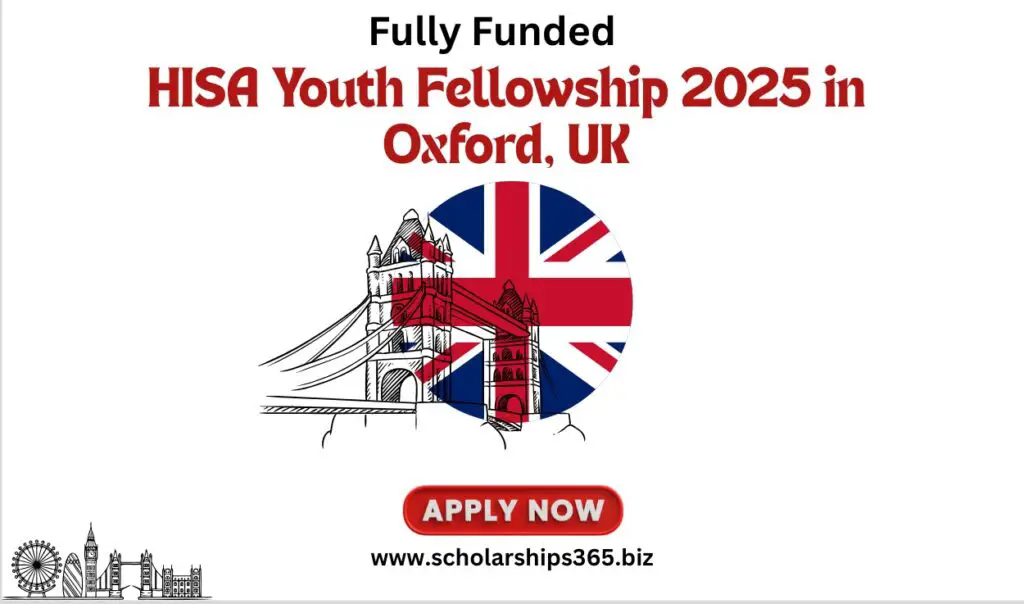HISA Youth Fellowship 2025 in Oxford, UK (Fully Funded)