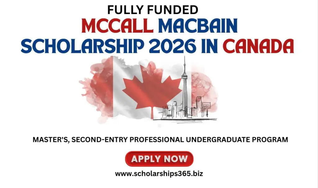 McCall MacBain Scholarship 2026 in Canada (Fully Funded)