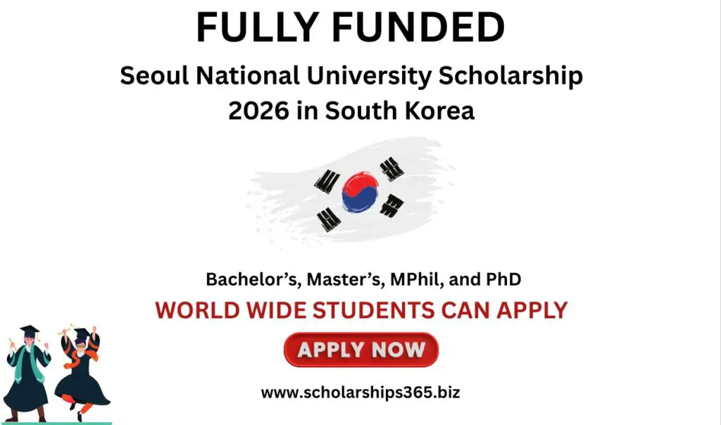 Seoul National University Scholarship 2026 in South Korea