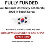 Seoul National University Scholarship 2026 in South Korea