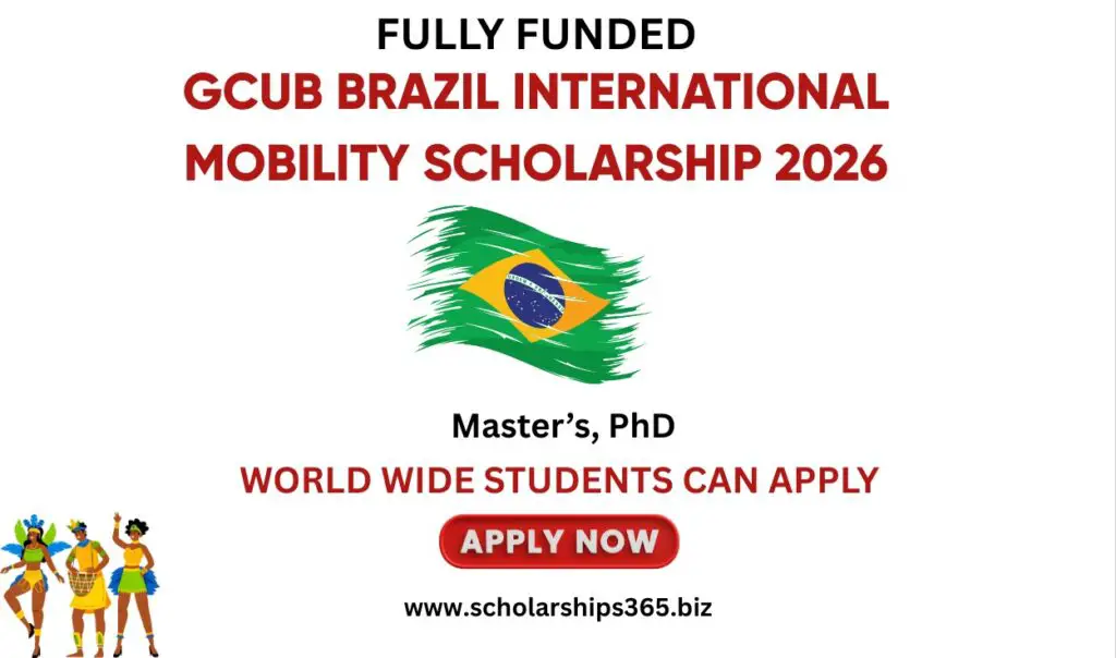 GCUB Brazil International Mobility Scholarship 2026 (Fully Funded)