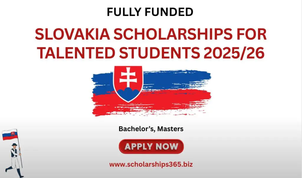 Slovakia Scholarships for Talented Students 2025/26 (Funded)