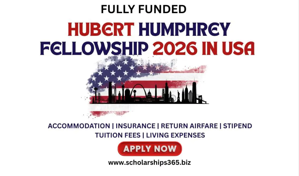 Hubert Humphrey Fellowship 2026 in USA (Fully Funded)