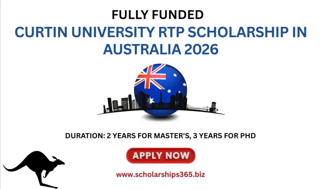 Curtin University RTP Scholarship in Australia (Fully Funded) 2026