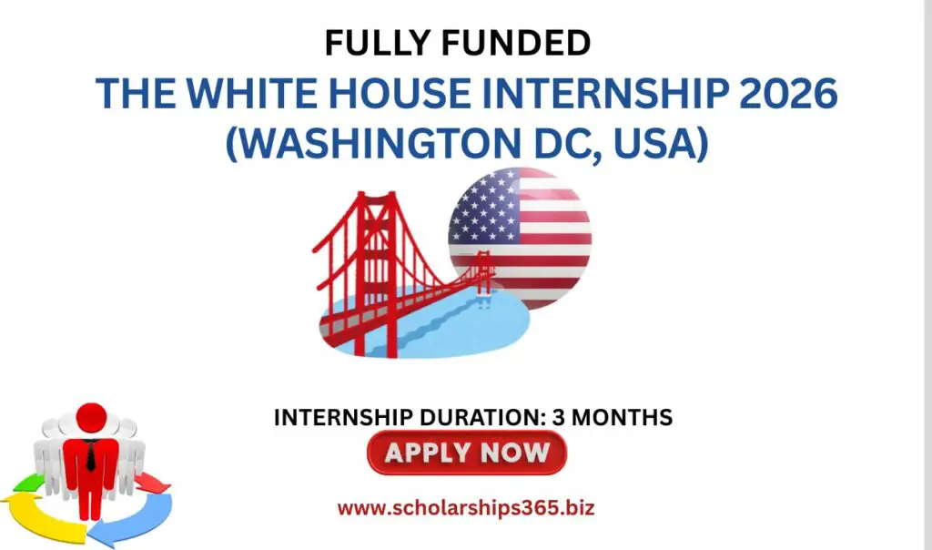 The White House Internship 2026 (Washington DC, USA)