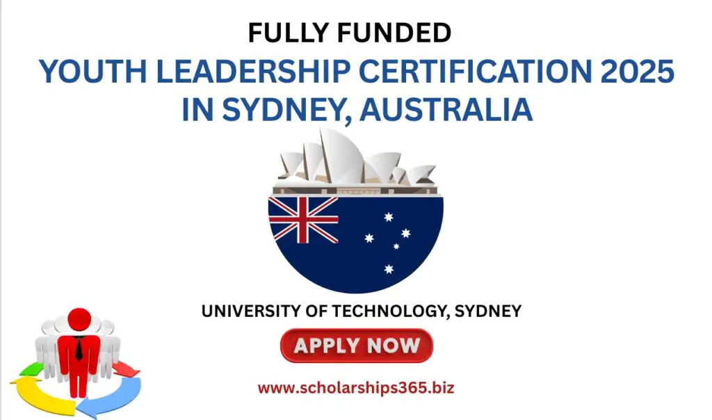 (Fully Funded) Youth Leadership Certification in Sydney, Australia 2025