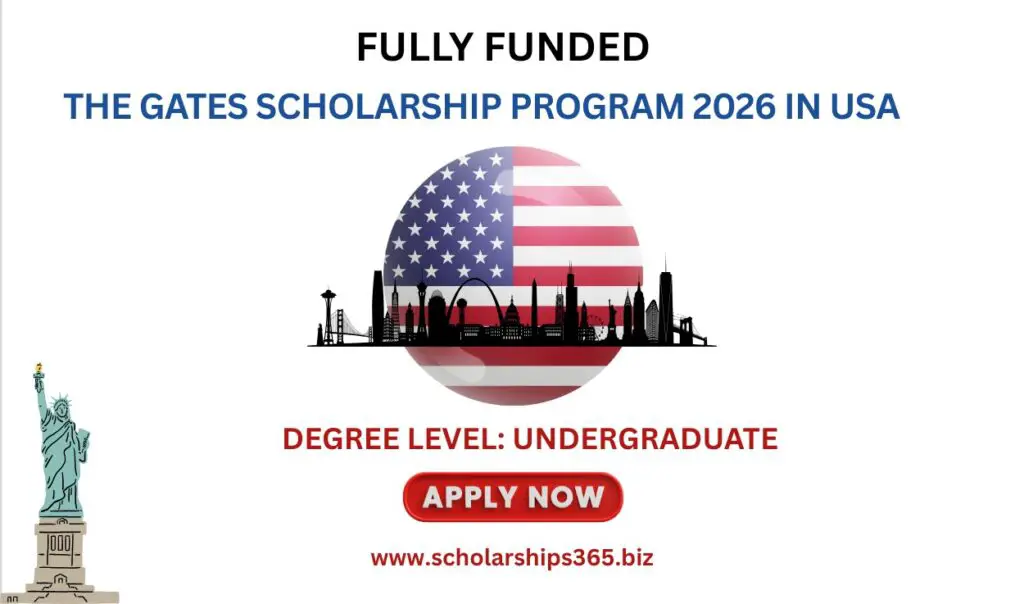 The Gates Scholarship Program (Fully Funded) 2026 in USA