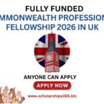 (Fully Funded) Commonwealth Professional Fellowship 2026 in UK