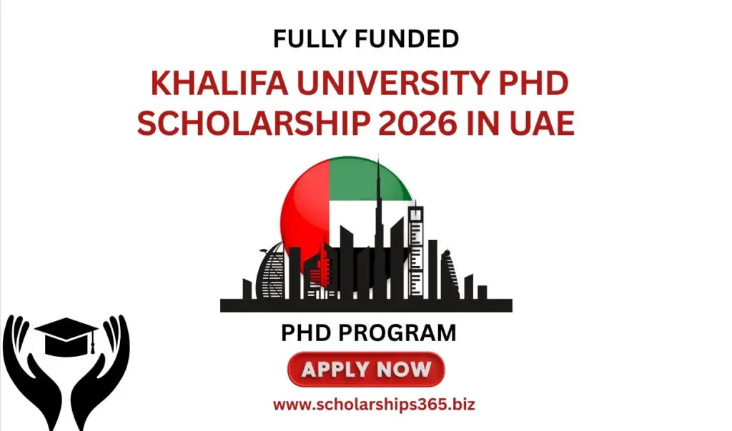 (Fully Funded) Khalifa University PhD Scholarship 2026 in UAE