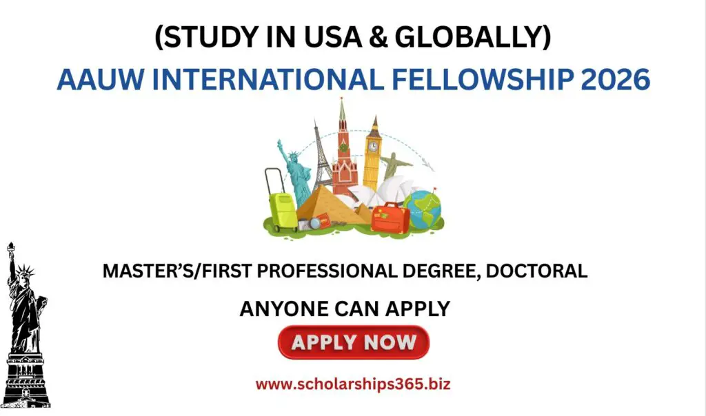 (Study in USA & Globally) AAUW International Fellowship 2026
