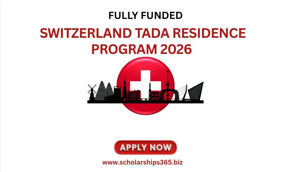 (Fully Funded) Switzerland TaDA Residence Program 2026