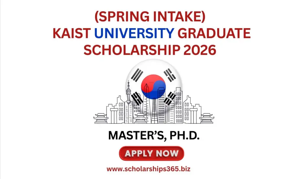 (SPRING Intake) KAIST University Graduate Scholarship 2026