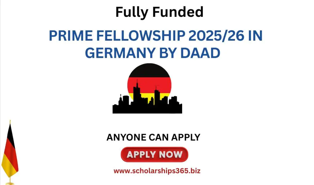 (Fully Funded) PRIME Fellowship 2025/26 in Germany by DAAD