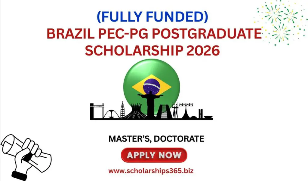 (Fully Funded) Brazil PEC-PG Postgraduate Scholarship 2026