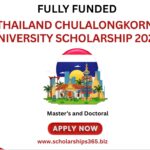Thailand Chulalongkorn University Scholarship 2026 (Fully Funded)