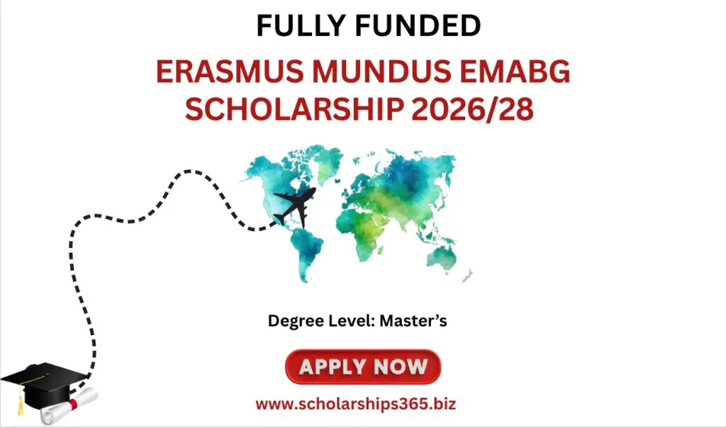 (Fully Funded) Erasmus Mundus EMABG Scholarship 2026/28