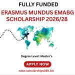 (Fully Funded) Erasmus Mundus EMABG Scholarship 2026/28