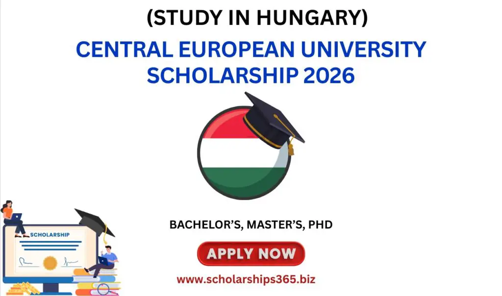 Central European University Scholarship 2026 (Study in Hungary)